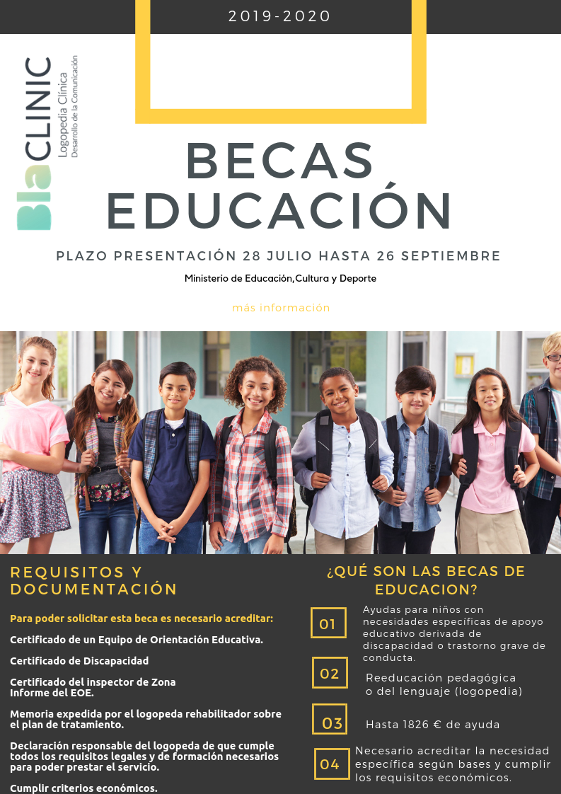 becas educacion blaclinic